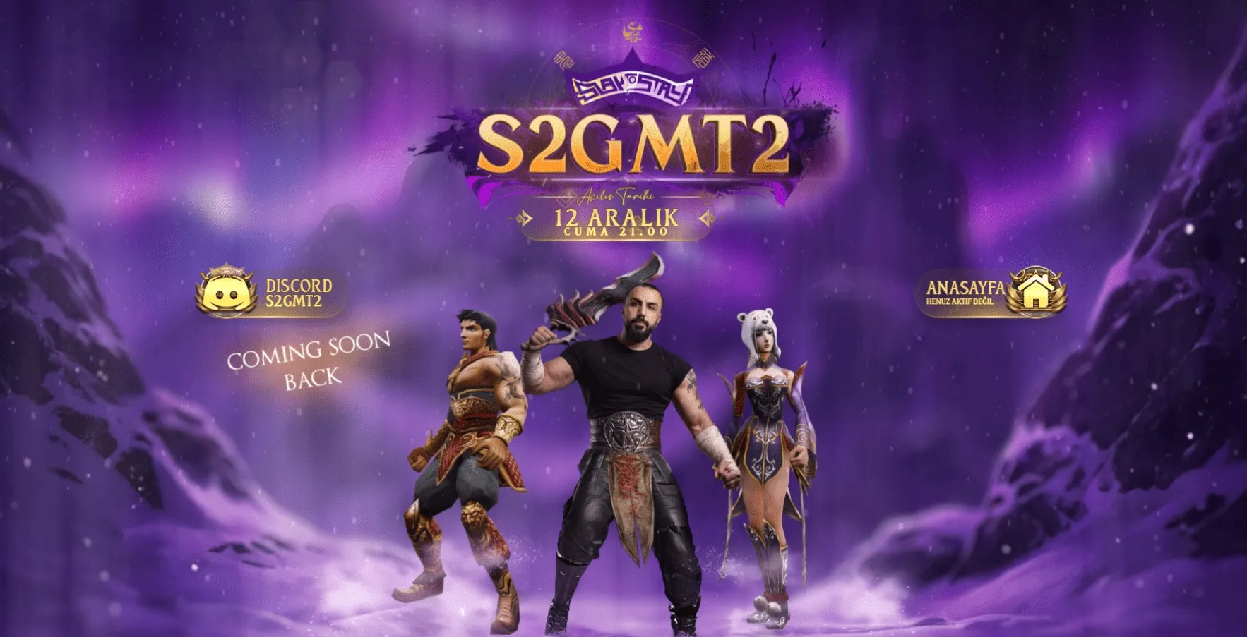 S2GMT2 1-99 OldSchool Metin2 logo